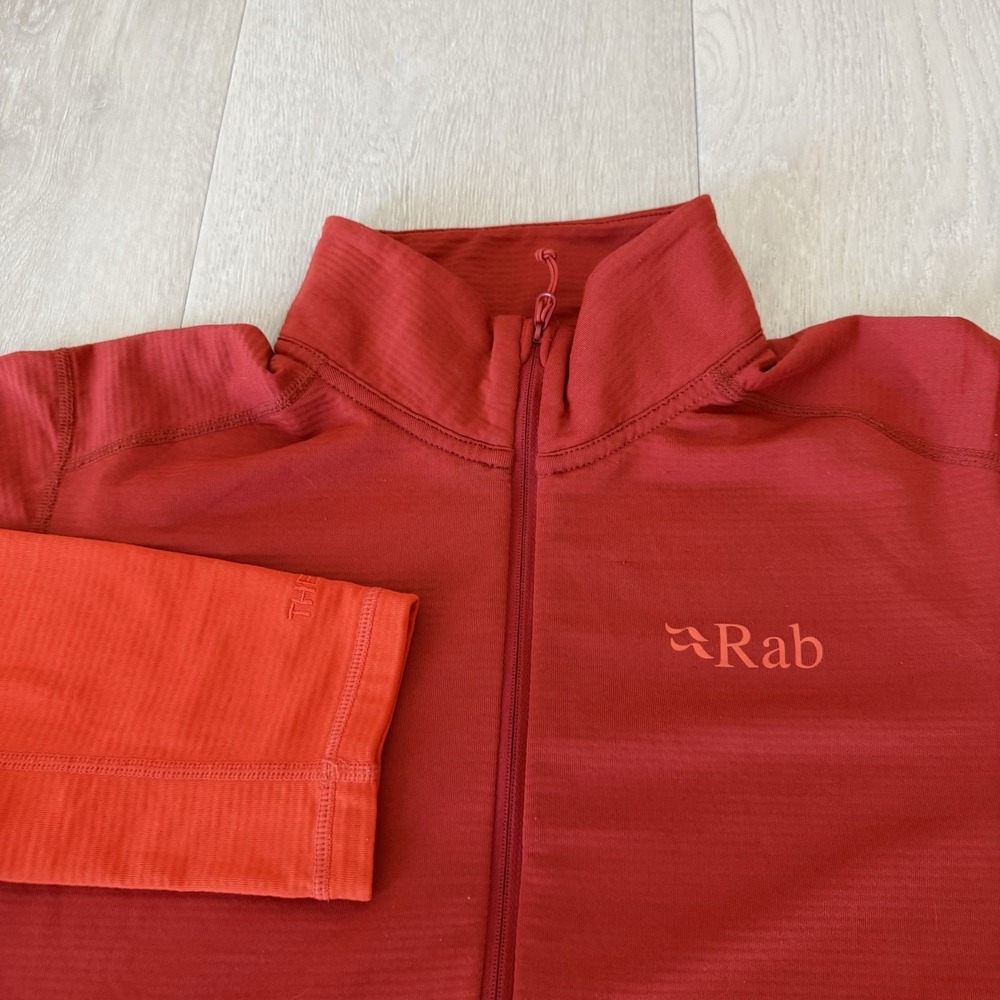 RAB Conduit 1/2 Zip Baselayer Top Thermic Mens M Medium Red/Orange Long Sleeve